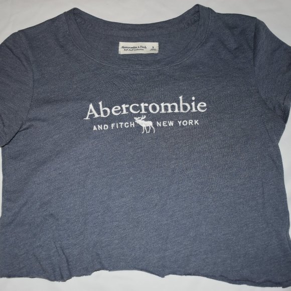 Abercrombie & Fitch Mid Drift T Shirt Sz S - Picture 1 of 4